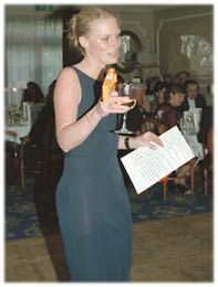 Tanneke - welcoming the guests