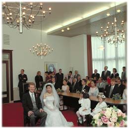 Hugo and Susan at City Hall