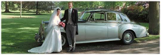 Posing in front of the Rolls